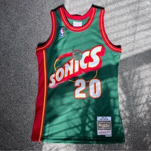 Mitchell & Ness Gary Payton Sonics Green Jersey